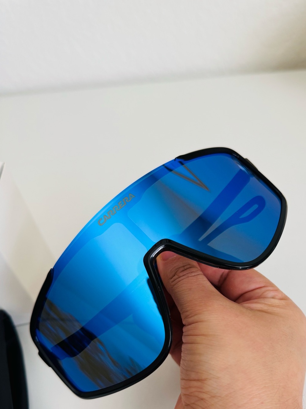 Carrera Mirrored Blue Shield Lens for VR/AR Accessories